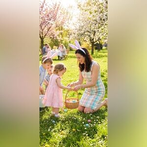 Paraphrase Multicolor Plaid Dress Size 8